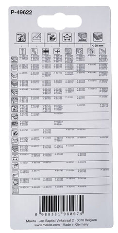 
          5 Stichsägeblätter für Holz mit Nägeln 
          P-49622
        