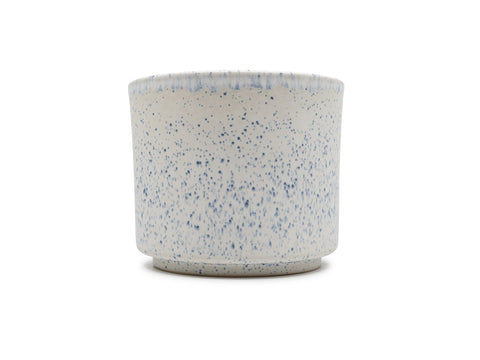 soñho Azul Manchado Blumentopf Ø13 blauweiss gesprenkelt