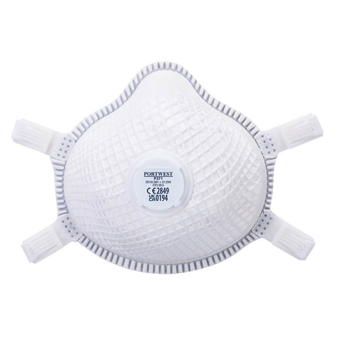 ERGONET FFP3 Dolomit Feinstaubmaske mit Ventil