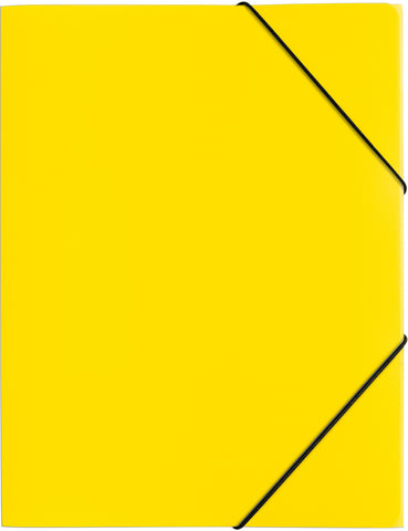 PAGNA Gummibandmappe Trend A4 21613-04 gelb 3 Klappen