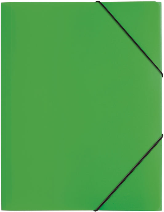 PAGNA Gummibandmappe Trend A4 21613-05 grün 3 Klappen