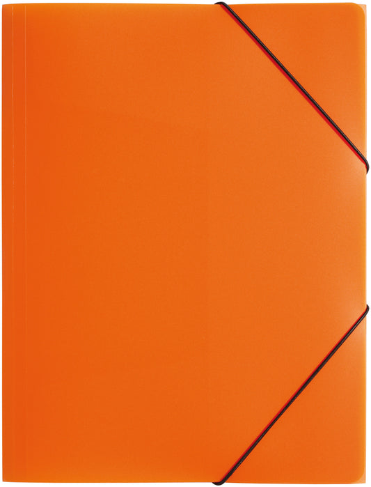 PAGNA Gummibandmappe Trend A4 21613-09 orange 3 Klappen