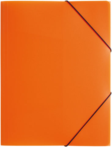 PAGNA Gummibandmappe Trend A4 21613-09 orange 3 Klappen