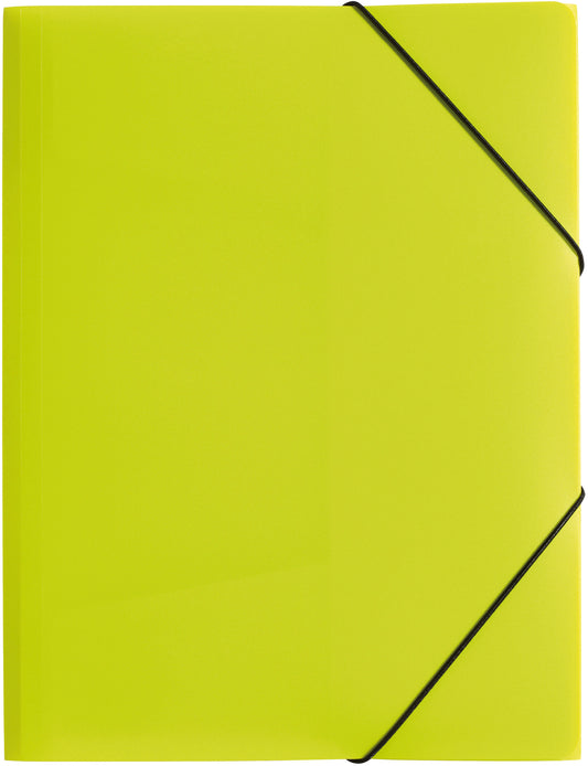 PAGNA Gummibandmappe Trend A4 21613-17 grün 3 Klappen