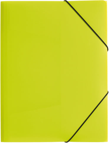 PAGNA Gummibandmappe Trend A4 21613-17 grün 3 Klappen