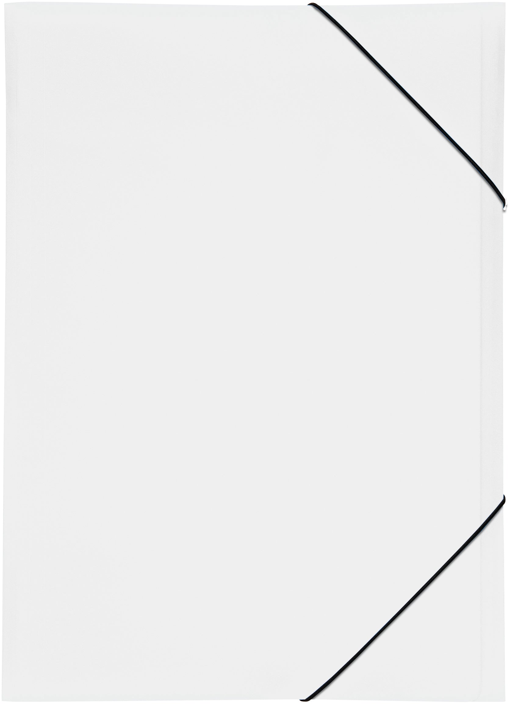 PAGNA Gummibandmappe Trend A3 21638-02 weiss 3 Klappen