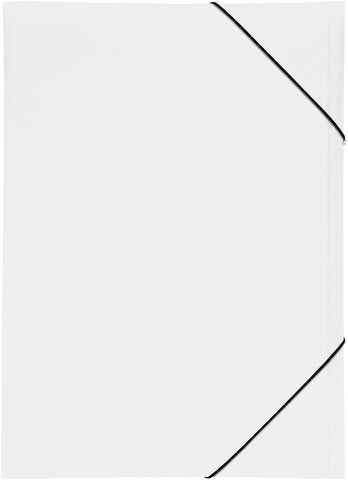 PAGNA Gummibandmappe Trend A3 21638-02 weiss 3 Klappen