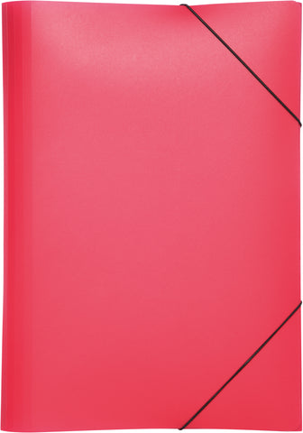 PAGNA Gummibandmappe Trend A3 21638-03 rot 3 Klappen