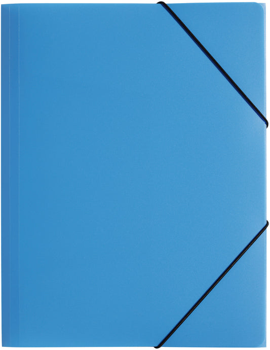 PAGNA Gummibandmappe Trend A3 21638-13 hellblau 3 Klappen