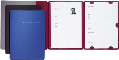 PAGNA Bewerbungsmappe Select 22002-01 rot 3-teilig