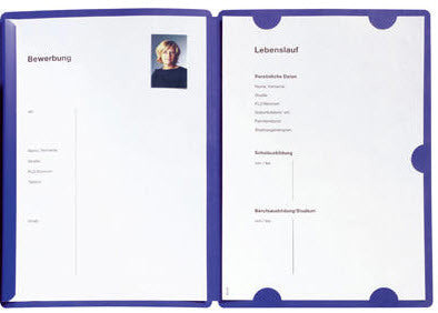 PAGNA Bewerbungsmappe Select 22002-02 blau 3-teilig