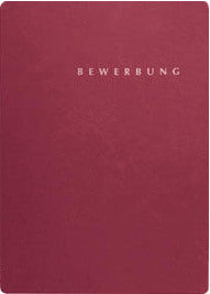 PAGNA Bewerbungsmappe Select 22016-01 rot 3-teilig 3 Stück