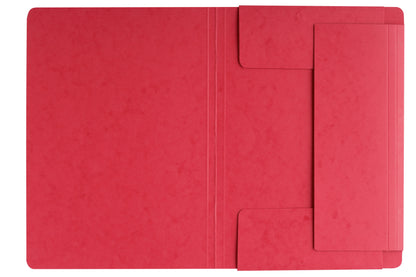 PAGNA Gummibandmappe A4 24007-01 rot 3 Klappen