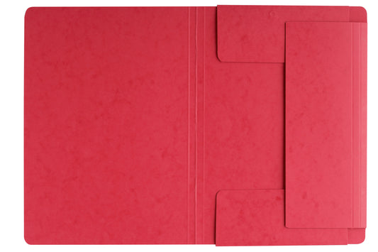 PAGNA Gummibandmappe A4 24007-01 rot 3 Klappen