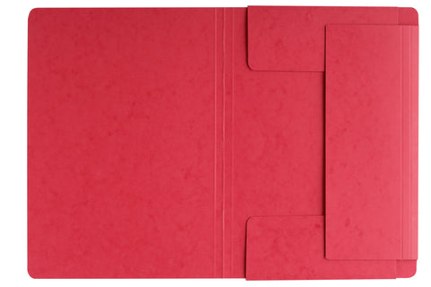 PAGNA Gummibandmappe A4 24007-01 rot 3 Klappen