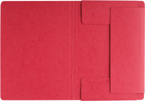 PAGNA Gummibandmappe A4 24007-01 rot 3 Klappen