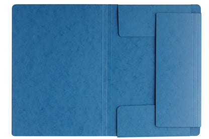 PAGNA Gummibandmappe A4 24007-02 blau 3 Klappen