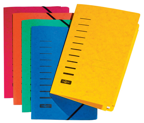 PAGNA Gummibandmappe A4 24007-05 gelb 3 Klappen