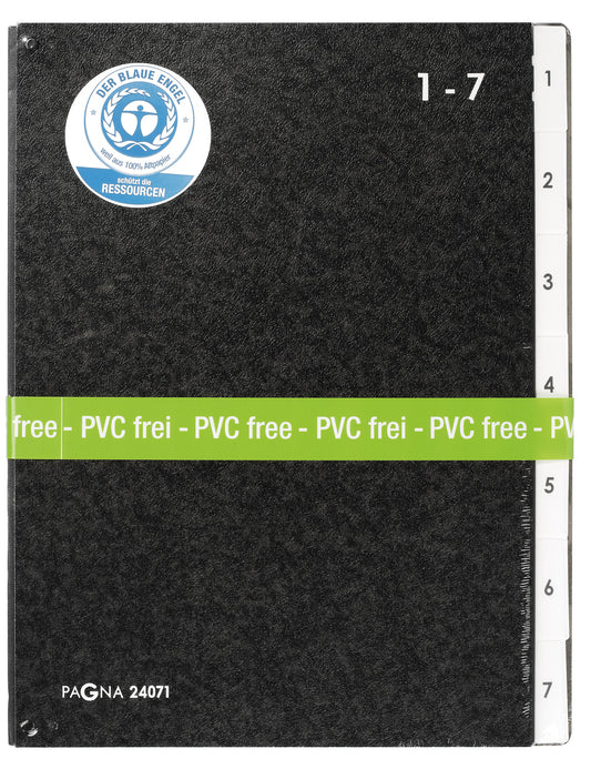 PAGNA Pultordner Classic A4 24071-04 schwarz 1-7
