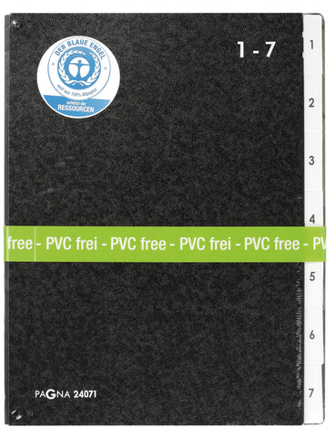 PAGNA Pultordner Classic A4 24071-04 schwarz 1-7