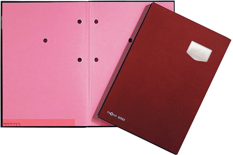 PAGNA Unterschriftenmappe De Luxe A4 24102-01 rot 10-teilig