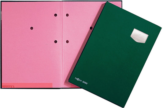 PAGNA Unterschriftenmappe De Luxe A4 24102-03 grün 10-teilig