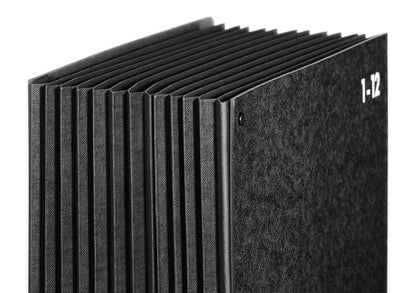 PAGNA Pultmappe A4 24121-04 schwarz 1-12/Jan-Dez