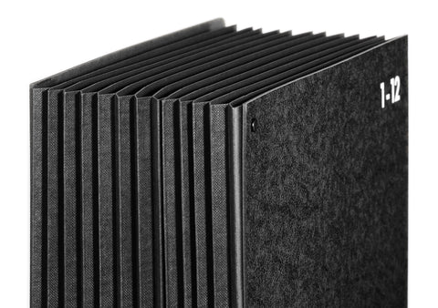 PAGNA Pultmappe A4 24121-04 schwarz 1-12/Jan-Dez