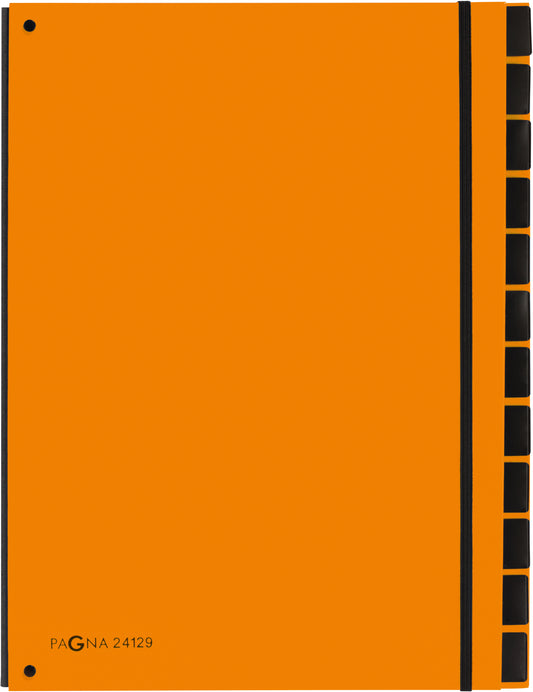 PAGNA Pultordner Trend A4 24129-09 orange 12 Fächer