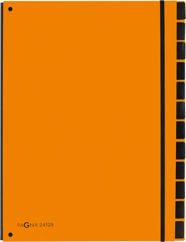 PAGNA Pultordner Trend A4 24129-09 orange 12 Fächer