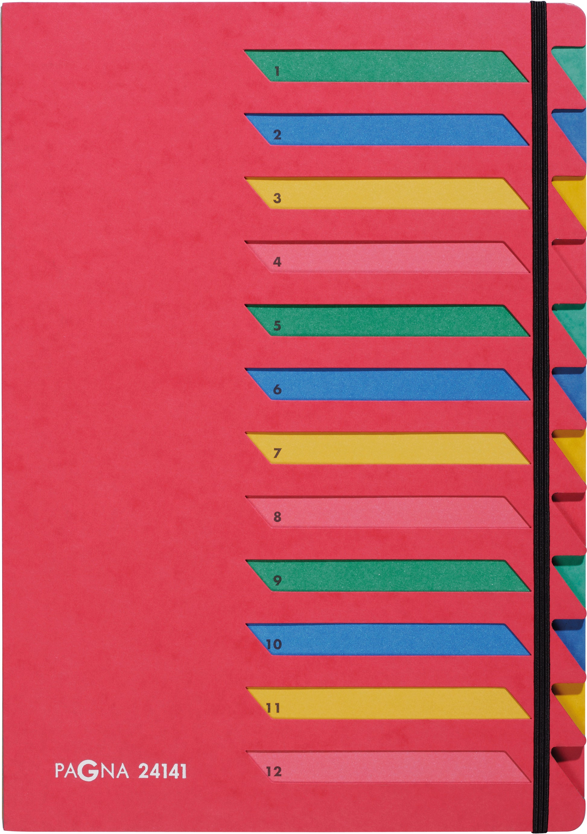PAGNA Deskorganizer A4 24141-01 rot 12 Fächer