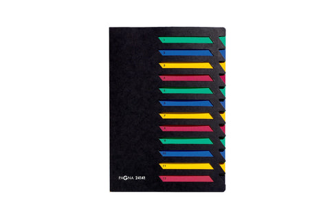 PAGNA Deskorganizer A4 24141-04 schwarz 12 Fächer