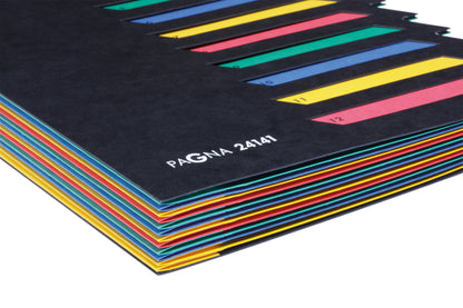 PAGNA Deskorganizer A4 24141-04 schwarz 12 Fächer