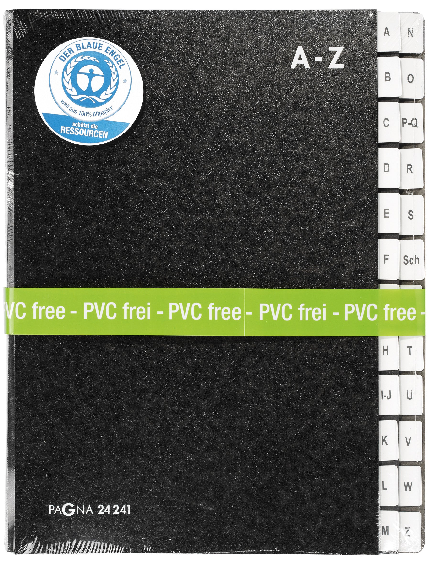 PAGNA Vorordner A4 24241-04 schwarz A-Z