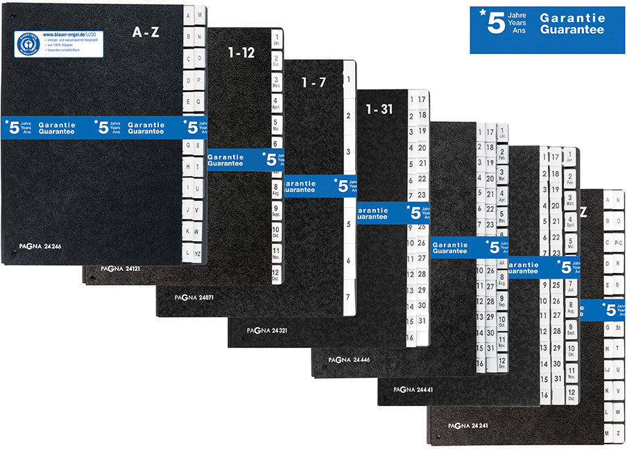 PAGNA Vorordner A4 24241-04 schwarz A-Z