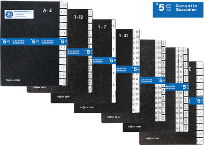 PAGNA Vorordner A4 24241-04 schwarz A-Z