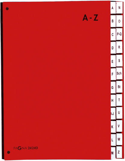 PAGNA Pultordner Color A4 24249-01 rot A-Z
