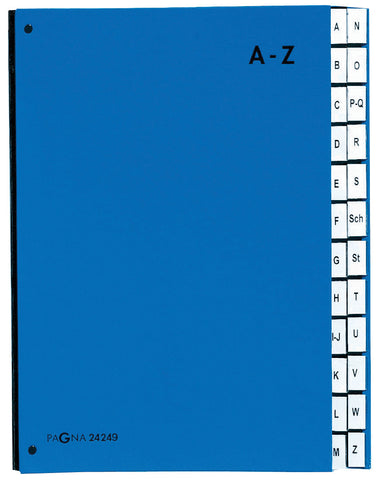 PAGNA Pultordner Color A4 24249-02 blau A-Z