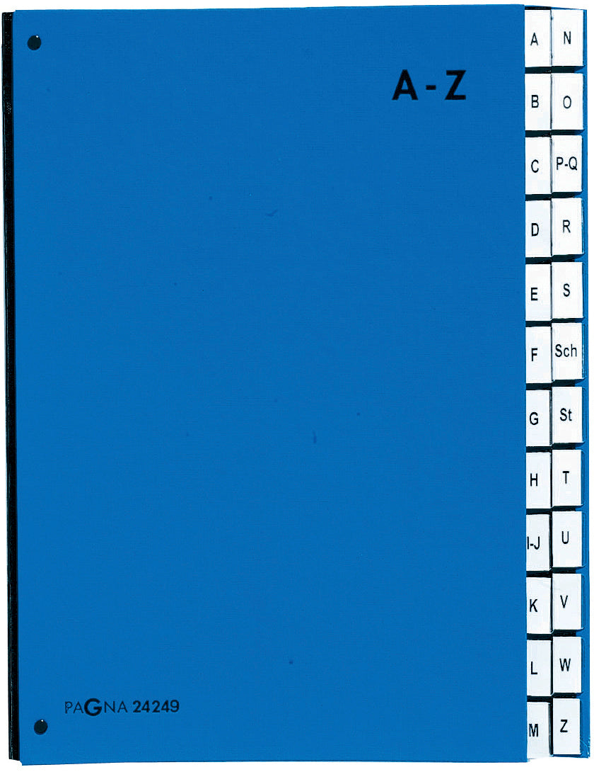 PAGNA Pultordner Color A4 24249-02 blau A-Z
