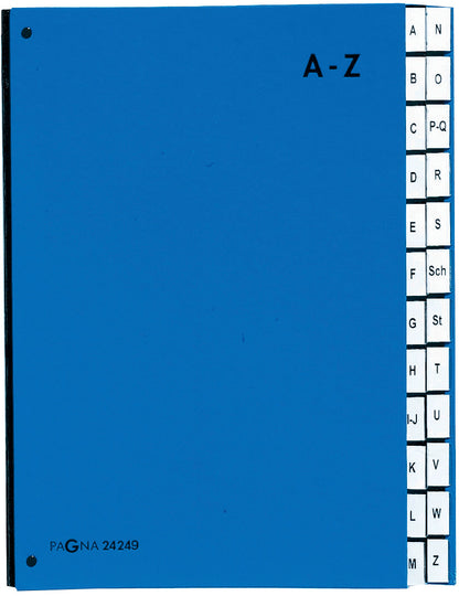 PAGNA Pultordner Color A4 24249-02 blau A-Z