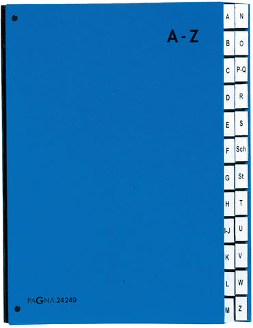 PAGNA Pultordner Color A4 24249-02 blau A-Z