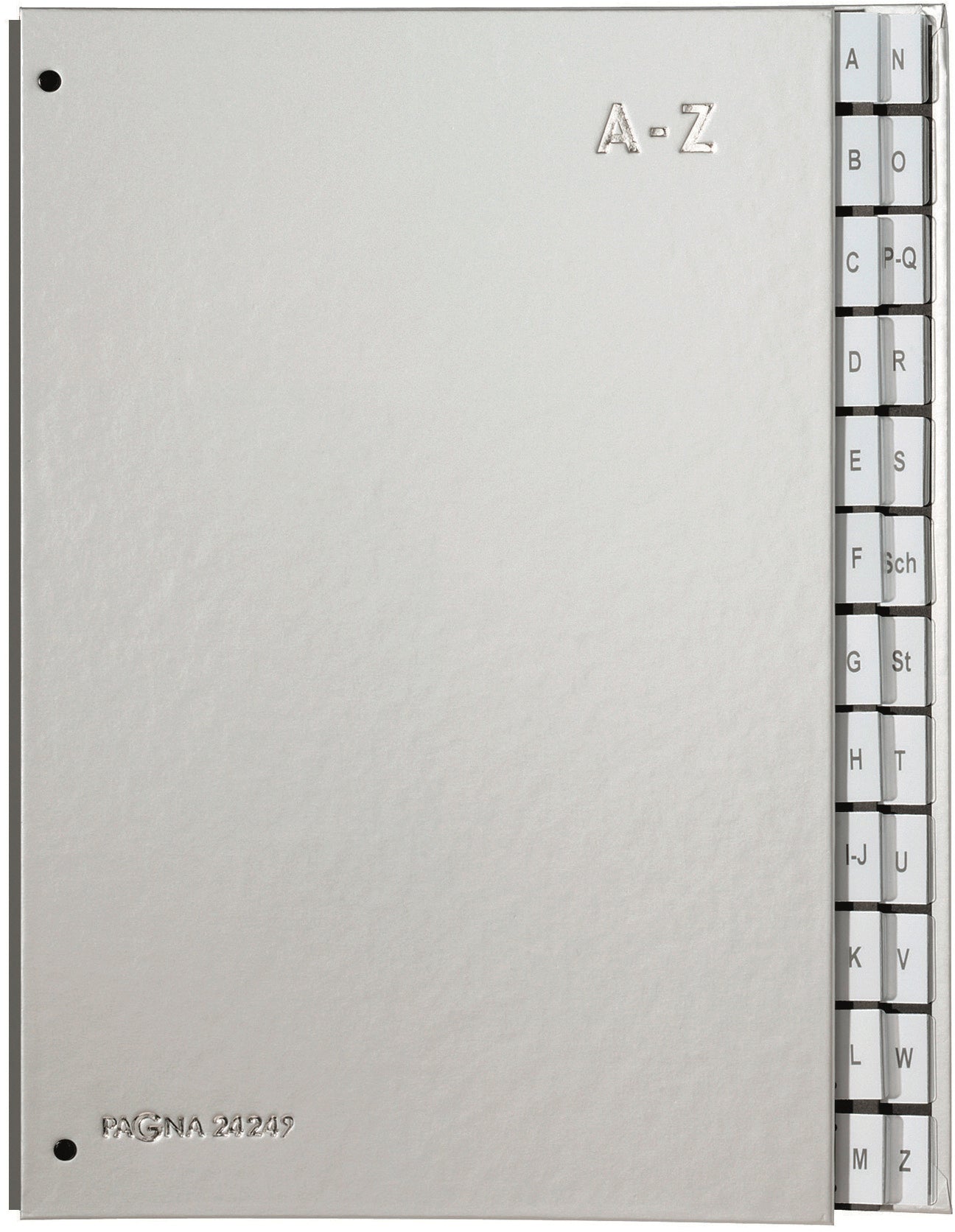 PAGNA Pultordner Color A4 24249-14 silber A-Z