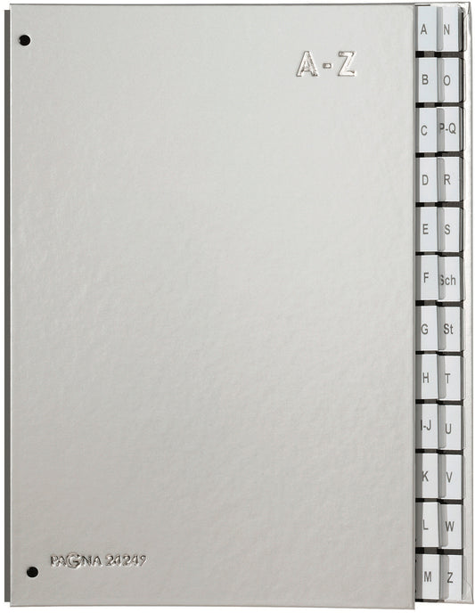 PAGNA Pultordner Color A4 24249-14 silber A-Z