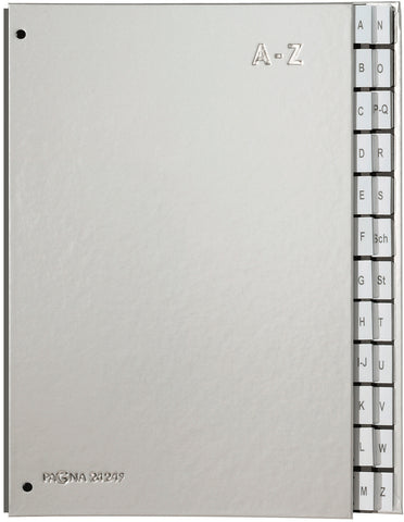 PAGNA Pultordner Color A4 24249-14 silber A-Z
