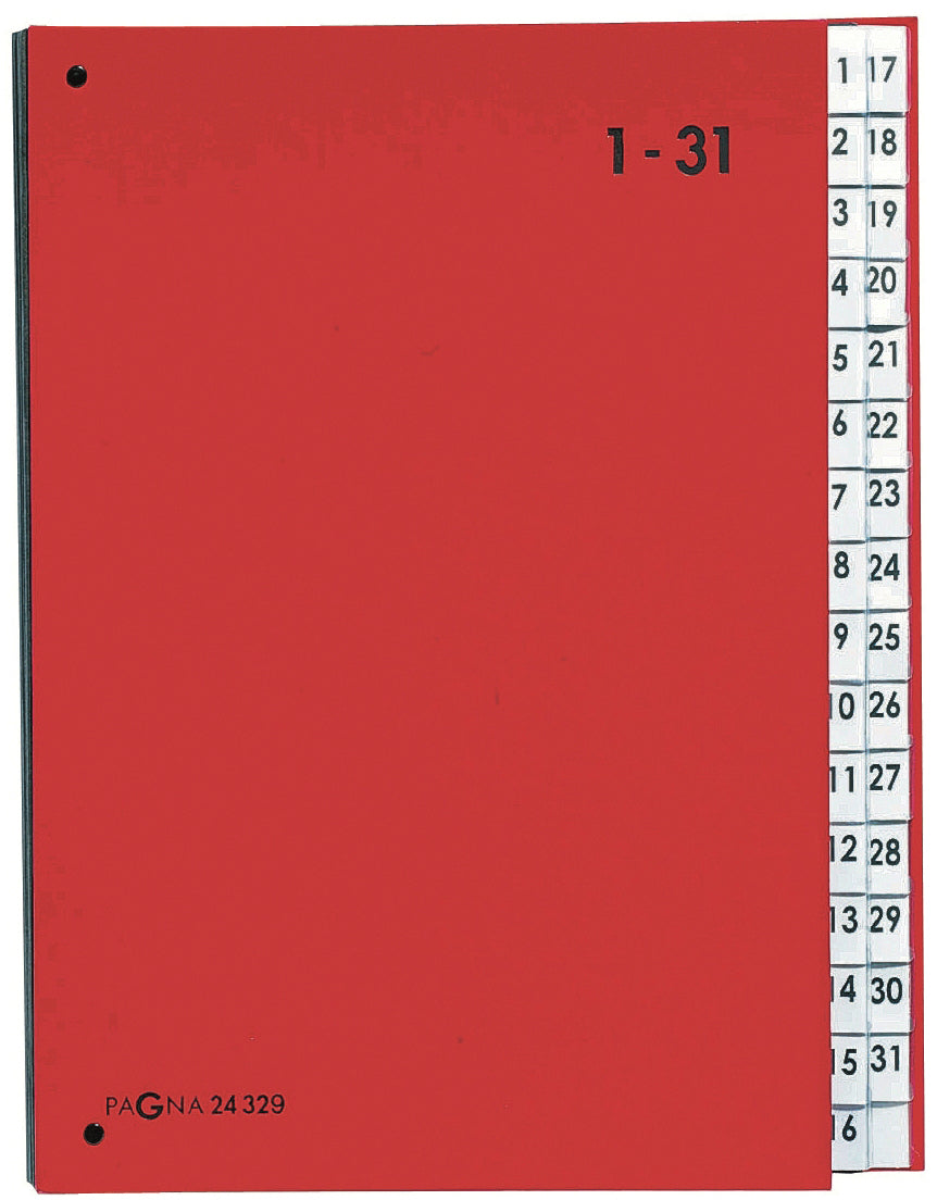 PAGNA Pultordner Color A4 24329-01 rot 1-31