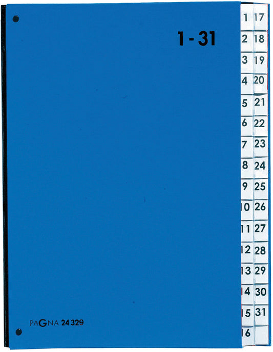 PAGNA Pultordner Color A4 24329-02 blau 1-31