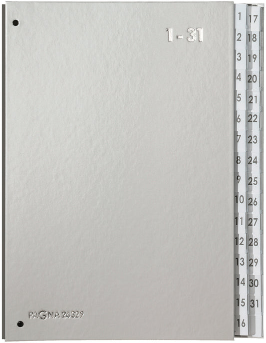 PAGNA Pultordner Color A4 24329-14 silber 1-31