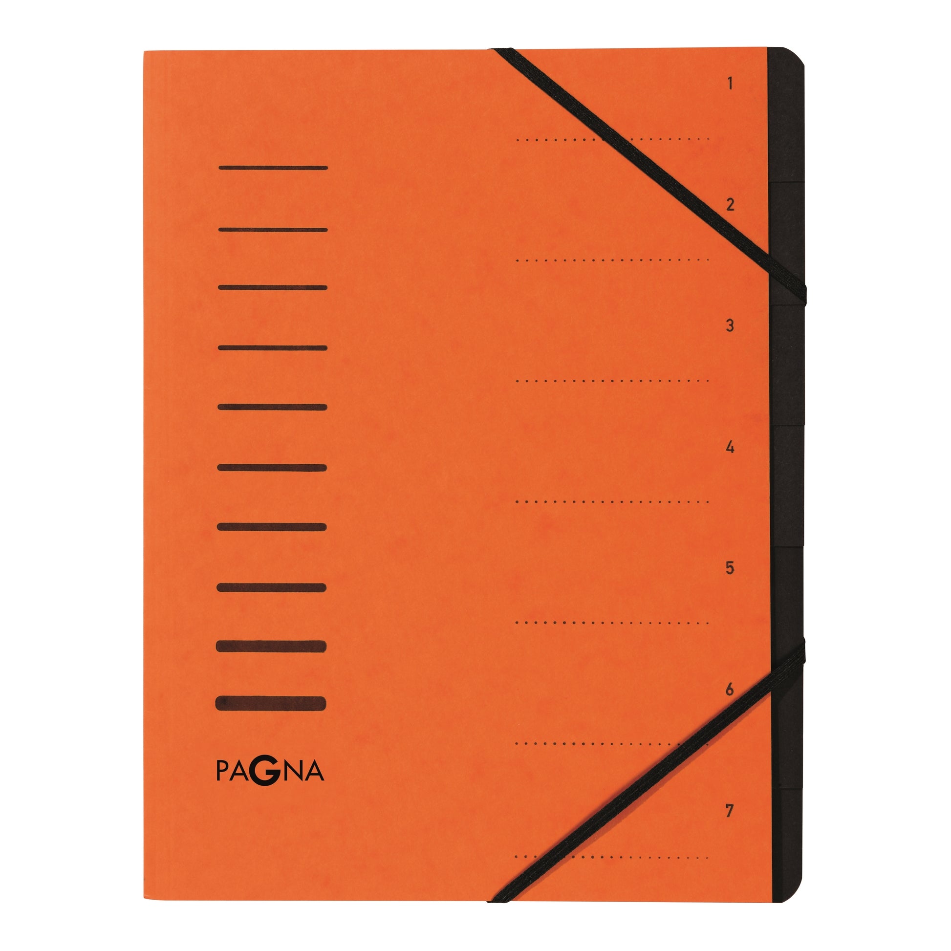 PAGNA Ordnungsmappe A4 40058-12 orange 7-teilig