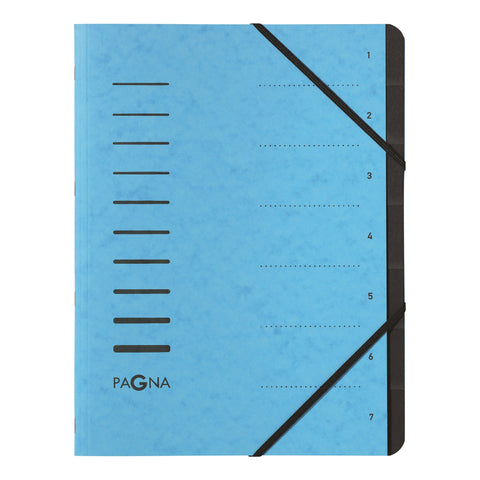 PAGNA Ordnungsmappe 40058-18 hellblau 7-teilig