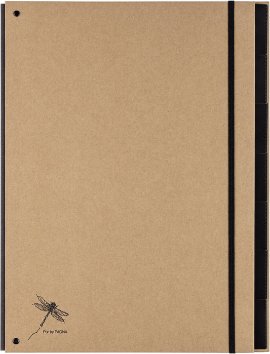PAGNA Pultordner Pur A4 44007-11 natur 7-teilig